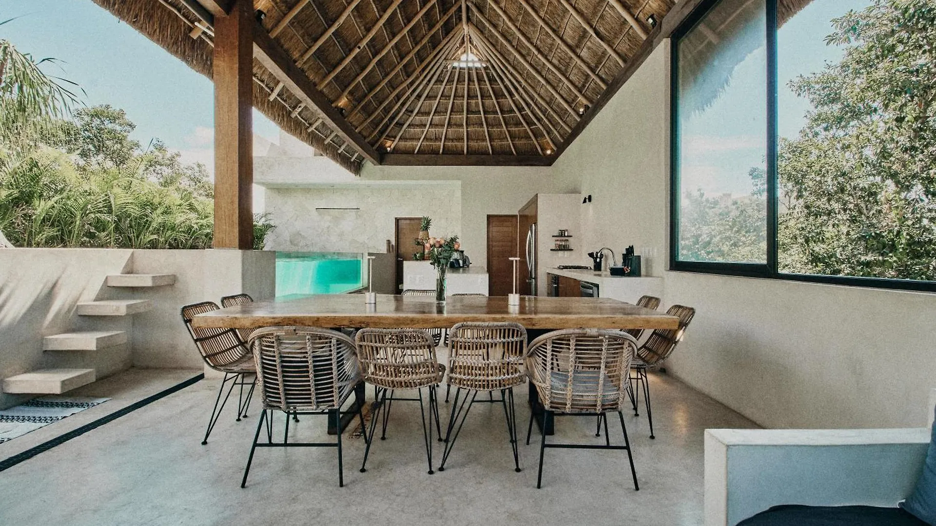 Yax'Na House Luxury 240M2 - 12 Persons - 6 Rooms - 2 Swimming Pool - 3 Jacuzzis Tulum