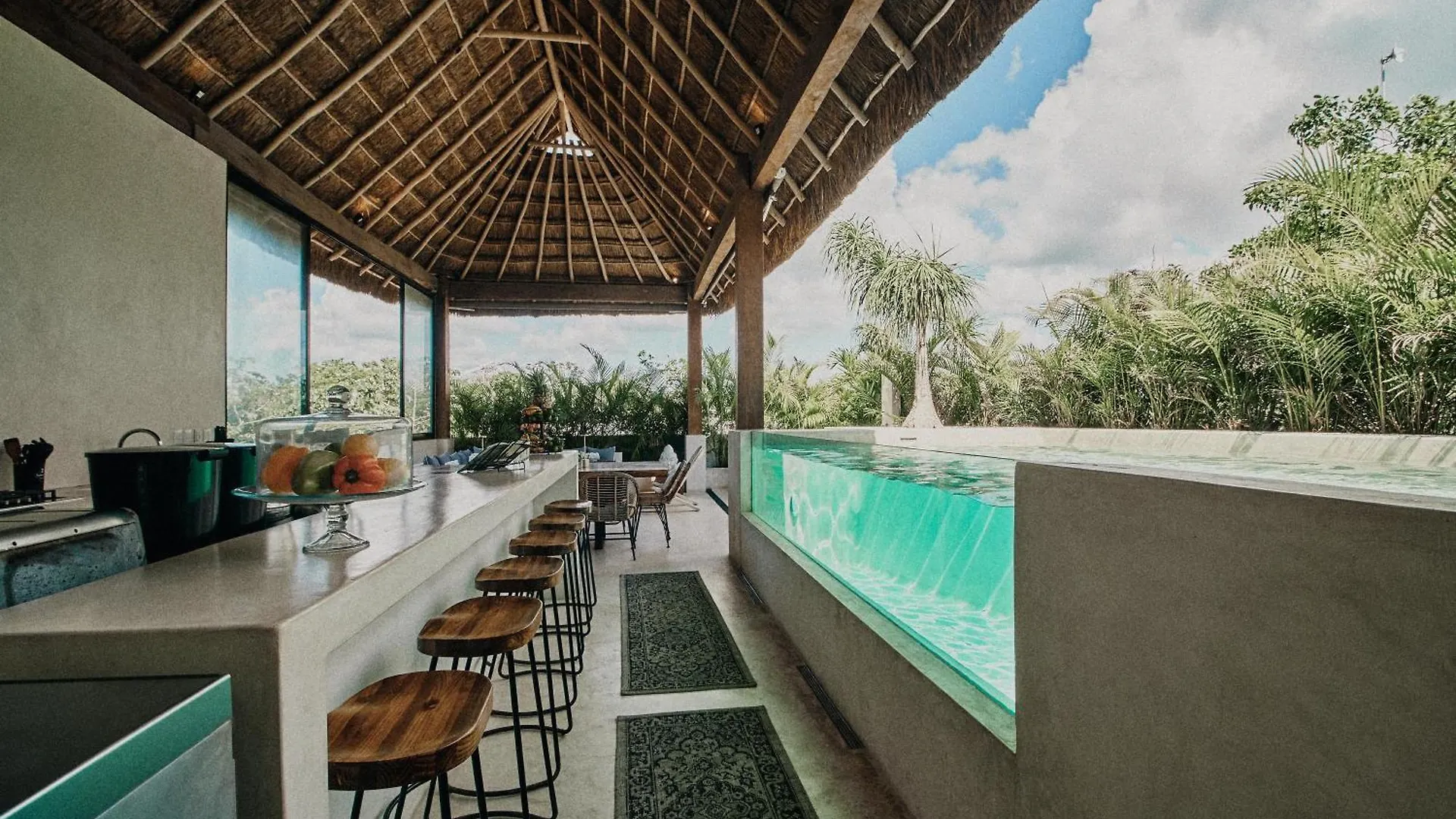 Yax'Na House Luxury 240M2 - 12 Persons - 6 Rooms - 2 Swimming Pool - 3 Jacuzzis 툴룸 멕시코